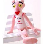 Top Rock Store Pembe Panter Peluş 45 cm - Renkli