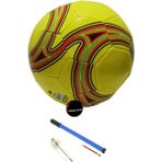 Top Rock Store Toprock Dikişli Futbol Topu Tüm Sahalara Uygun Şişirme Pompası Hediyeli - Sarı