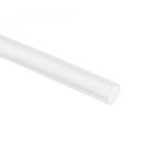 TOP-VIGOR Silikon Boru 10 mm ID x 12 mm OD 2 m / 6,56 ft Uzunluk, Esnek Silikon Kauçuk Boru Su Hava Hortumu Boru Pompa Transferi için Yarı Saydam