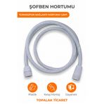 TOPALAKTİCARET Şofben Hortumu Termosifon Bağlantı Hortumu 1.5 mt Elektrikli Şofben Hortumu