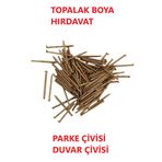 TOPALAKTİCARET Süpürgelik Parke Çivisi 2x30 Çelik Çivi 50 Adet Beton Çivisi Duvar Çivisi Parke Çivisi