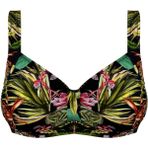Toparlayıcı Bikini Üstü Geniş Beden Aralığı DB200805BU - 36 - Desenli