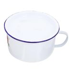 TOPBATHY 1 Takım Emaye Aperatif Fincan Retro Tarzı Yağı Kasesi Gıda Saklama Kasesi Noddle Kase Emaye Yiyecek Kasesi Kasesi Yağı Saklama Kasesi Çorba Kasesi Retro Emaye Kase