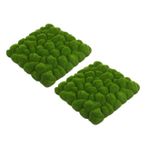 TOPBATHY 2 Adet Simüle edilmiş yosun tahtası yapay yosun duvar Kapalı alanlarda mini bahçe yapay yosun sahte yosun paneli asılı bitkiler duvarı bahçe yosunu süsleme akın Green