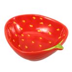 TOPBATHY Çilek Kase - Porselen Salata Kasesi Parti İçin Küçük Meyve Kasesi Gri Mutfak Salata Kasesi