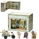 TOPBSFARNY DIY Minyatür Ahşap Dollhouse Seti, 3D Mobilya ve Oda Modeli Kapıları Açabilir, Sevgililer Günü, Doğum Günü için Yaratıcılık Hediye Fikri (Molly Gaeden)