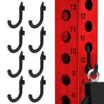 Topfinder 8 adet kanca, Power Squat Rack, ağır yük kancası, ağırlık standı, aksesuar, Power Rack Storage Hook