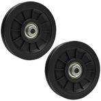 Topfinder Halat makarası 110 mm, halatlar için makara, rulmanlı halat makarası, kayış kasnağı, yedek parçalar, fitness aletleri, ağırlık istasyonu tekerlekleri, 2 adet