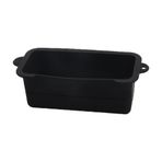 TopHomer 1 Adet Silikon Gres Kupası Liner Izgara için, Dayanıklı Damlama Tavaları Izgara Aksesuarları, Barbekü için Yeniden Kullanılabilir Gres Catcher Bardak Liner (Siyah)