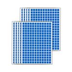 TopHomer 1760 Paket Renkli Kodlama Çıkartmaları 15mm Kare Etiketler Çıkarılabilir İşaretleme Etiketleri Planlayıcı Etiketleme için Yapışkan Renkli Noktalar Hareketli Kutu Kitaplar Ofis, Mavi