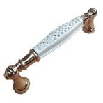 TopHomer 2 Adet 96 mm Kapı Çekme Kolları, Çinko Alaşımlı Kapı Kolları Sürgülü Ahır Dolabı Bahçe Kapısı Döken Kapı Kolları Vidalı, Dolap Kapıları, Bahçe Kapıları, Dolaplar, D Tipi için Uygun