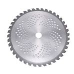 TopHomer 25,4 cm Fırça Kesici Bıçaklar, 40T Dairesel Karbür Alaşım Düzeltici Bıçak Ot Yeme Aksesuarı Ahşap Çimen Çalılarını Kesmek için