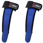 TopHomer 2'li Paket Balıkçılık Tek Parmak Eldiveni, Kaymaz Parmak Durak Koruyucu Eldiven, Ayarlanabilir Bilek Kayışı ile Açık Hava Balıkçılık Döküm Sinek Örgü Çizgi Sörf, Mavi