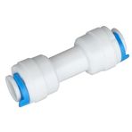 TopHomer 3/8 "ila 1/4" Düz Konnektör Drenaj ve Su Temini Sulama Kullanımı Polipropilen Sıhhi Tesisat, Evsel Endüstriyel Tarım için Düz Konnektör, Sıvı Gaz Yağı Uygulamaları için