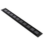 TopHomer Dikdörtgen Havalandırma Izgarası, 2 Paket 400mm* 50mm Hava Firar Izgarası, Alüminyum Alaşımlı Mutfak Havalandırma Kapağı, Havalandırma Panjurlu Duvar Havalandırma Kapağı, Mutfak Süpürgeliği Dolap için