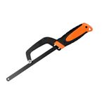 TopHomer Mini Demir Testeresi, Taşınabilir Alüminyum Alaşım El Testeresi Çerçevesi, Ahşap İşleri için, PVC Kesim ve Kendin Yap için, Turuncu/Siyah