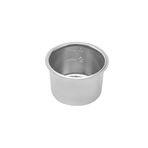TopHomer Portafilter Filtre Sepeti, Kahve Makinesi Filtre Sepeti Fincanı, Ekstraksiyon için Gözenekli Paslanmaz Çelik Kahve Makinesi Filtresi, Tek Duvarlı Kahve Toz Filtresi (51 mm 4 Fincan)