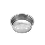 TopHomer Portafilter Filtre Sepeti, Kahve Makinesi Filtre Sepeti Fincanı, Ekstraksiyon için Gözenekli Paslanmaz Çelik Kahve Makinesi Filtresi, Tek Duvarlı Kahve Tozu Filtresi (51 mm 1 Fincan)