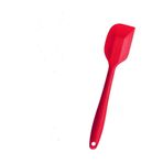 TopHomer Silikon Mutfak Gereçleri, 1 Adet Büyük Spatula/Oluklu Turner, Yapışmaz Tavalar için Pişirme Gereçleri, Mutfak Aletleri Araçları Pişirme için Silikon Spatulalar Kırmızı