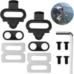 TopHomer SPD Kendinden Kilitlemeli Pedallar MTB Takozları, Klipsiz Bisiklet Ayakkabısı Krampon Seti Erkek Kadın Dağ Bisikleti ve İç Mekan Bisiklet için SHIMANO SPD Sistemi Dağ Pedalı Parçaları ile Uyumlu
