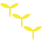TopHomer Sprout Kitap Ayraçları, Silikon Çim Tomurcukları Kitap Ayraçları, Okuma için Sevimli Mini Kitap Ayraçları, Çocuk Öğretmeni Öğrenciler Yaratıcı Hediyeler, 3'lü Paket, Sarı