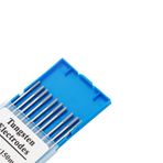 TopHomer (WC20 Seryum Gri Uç) 10 Adet Mavi TIG Kaynaklı Tungsten Çubuk Elektrotları %2 Lanthanated, 1/16 "x 7" (WL20), 3/32" (EWLa-2) TIG Kaynağı için Lanthanated Tungsten Elektrotlar