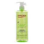 Topicrem AC Purifying Cleansing Gel 400 ml Yağlı ve Akneli Ciltler için Yıkama Jeli