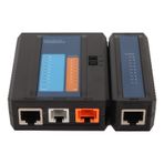 Topiky Çok Fonksiyonlu Ağ Test Cihazı, Ethernet LAN Kablo Test Cihazı Telefon Hattı Test Cihazı Ağ Tarama Güç Kablosu Tarama RJ45 RJ11 8P 6P 4P Arıza Tespiti, LED Göstergesi Taşınabilir