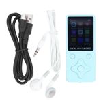 Topiky Kulaklıklı Mp3 Çalar, Hoparlörlü Taşınabilir HiFi Kayıpsız Ses Müzik Çalar, Radyolu Mp3 Çalar, Ses Kaydedici, E-Kitap, 128 GB'a Kadar Genişletilebilir (BLUE)