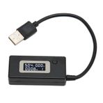Topiky USB Test Cihazı LCD Ekran, Cep Telefonları, Tabletler, Dizüstü Bilgisayarlar Için Doğru Ölçüm, Kompakt Taşınabilir Multimetre, 3‑15V Gerilim Aralığına Sahip Şarj Cihazlarının Ve