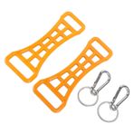 TOPINCN 2 Adet Kayak Botu tokası yardımcı aracı ABS çok Fonksiyonlu Kayak Botu tokası Sabitleme yardımı Kayak meraklıları Için ayakkabı tokası Genişletici aracı (YELLOW)