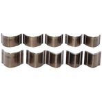 TOPINCN Deri Uç Kesici Deri Uç Yumruk Kesici Kemer Kafa Aracı Kalıp Çelik Saat Kare 10 Adet Metal Leathercraft Punch Kesici Leathercraft Aksesuarları (kılıç kuyruğu)
