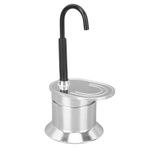 TOPINCN Tek Tüplü Moka Pot, Alüminyum Alaşımlı, Hafif Ve Taşınabilir, Hızlı Demleme, Tüm Sobalara Uygun, Dış Mekan Partileri, Seyahat