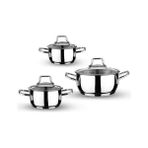 Topline 6 Parça Mini Tencere Seti 12-14-16CM - Standart