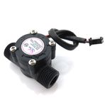 Toplionace DC 5 – 18 V su akış sensörü, Hall Water Control sıvı akış ölçer, akış ölçer, 1 – 30 l/dk 2,0 Mpa sensör şalteri, YF-S201 (siyah)