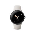 Toplu Paketlemede WiFi, GPS, BT ve Kalp Atış Hızı Monitörüne sahip Google Pixel Watch 41 mm Akıllı Saat (Cilalı Gümüş)