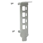 Topparall NVID-IA Quadro K1200 NVS 510 P400 P600 P620 P1000 K1200 NVS510 T600 T1000 ile Uyumlu 2X Vidalı Düşük Profilli Kısa Braket Yarım Yükseklik Braketi