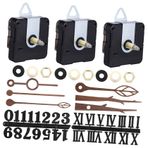 TOPPERFUN 1 Takım DIY saat hareketi saat mekanizması değişimi mekanizma değişimi 3d saat elleri duvar saati saat motoru Saat aksesuarları dal süit akçaağaç Bileşen sayı kartı karın kası