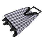 TOPPERFUN arabası alışveriş sepeti alışveriş arabası bez çanta taşıma çantası katlanabilir taşıma arabası el arabası tekerlekli çantalar alışveriş sepeti katlanabilir alışveriş çantası
