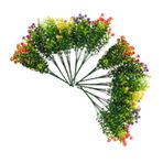 TOPPERFUN Çiçek Dekoru Için Sahte Okaliptüs Sapları Yaprakları Kurutulmuş Bitkiler Paketi Yapay İpek Yaprak Duvar Sanatı Ev Ofisi Için
