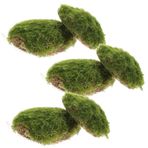 TOPPERFUN Dekoratif Yapay Yosun Kayaları Açık Bahçe Yosun Kayaları Bonsai Yosun Taşı Dekoru Için