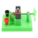 TOPPERFUN elektrikli motor kiti Deneyler mini dc motor elektrikli motor modeli elektrik deney kiti dc motor kiti elektrik devre kiti plastik Light Green