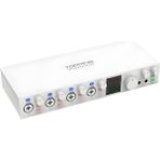 Topping PROFESSIONAL E4X4 Pre | White Yüksek Kalite Usb-C Ses Kartı: 4-Giriş/4-Çıkış 24BIT/192KHZ, 8...600OHM Arası Kulaklıklara Kadar Kullanılabilir. (Pc/mac) - Beyaz