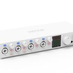 Topping Professional E4X4 Pre | White Yüksek Kalite USB-C Ses Kartı: 4-Giriş/4-Çıkış 24Bit/192kHz, 8...600ohm arası kulaklıklara kadar kullanılabilir. (PC/MAC)