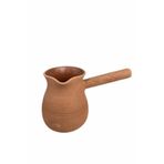 Toprak Cezve Doğal 4 Kişilik, Ateşe Dayanıklı