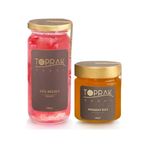 Toprak Doğal 300 gr Toprak Gül Reçeli Ardahan Balı Seti