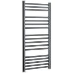 Toprak Havlupan 40/70CM 10 Borulu Antrasit Renk Havlupan Radyatör Banyo Isıtıcı 5 Yıl Garantili - 40 x 70 cm