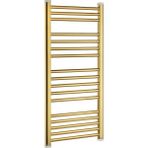 Toprak Havlupan 50/70CM 10 Borulu Gold Renk Havlupan Radyatör Banyo Isıtıcı 5 Yıl Garantili - 50 x 70 cm
