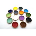 Toprak Kase Sosluk, Reçellik ve Çerezlik 14'lü Set 8cm - Kahve