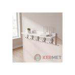 Toprak Mobilya Kapı Arkası Hol Koridor Mutfak Banyo, Havlu, Elbise Askılığı Beyaz